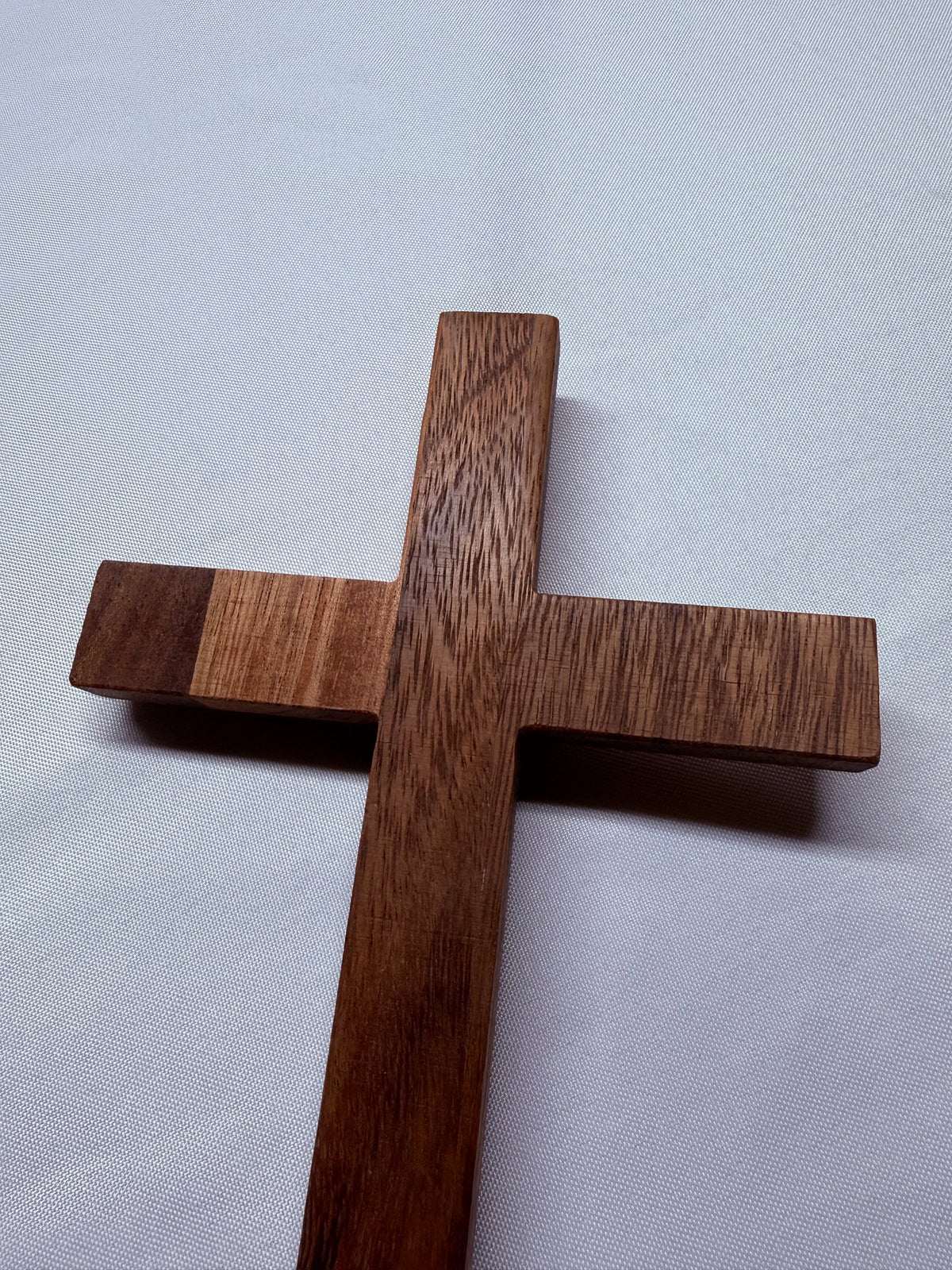 12-Inch Wooden Catholic Cross – Religious Decor for Home & Church