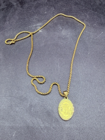 St. Michael Necklace – Catholic Protection Medal Pendant for Men & Women