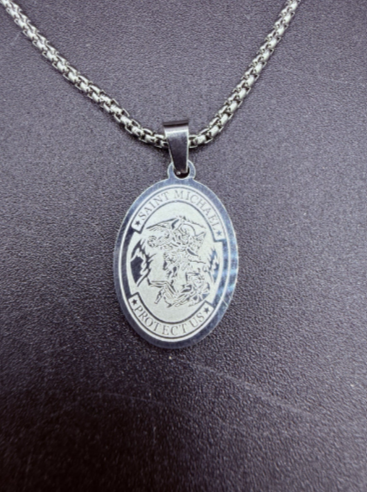 St. Michael Necklace – Catholic Protection Medal Pendant for Men & Women